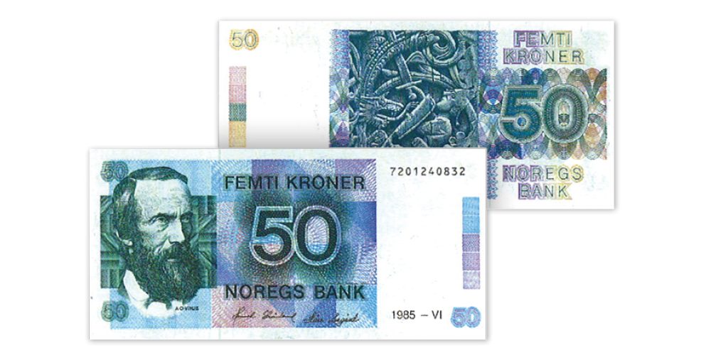 50 kroner 6.utgave 1984-1995 