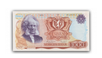 Advers side av 1000 kr 5. utgave erstatningseddel