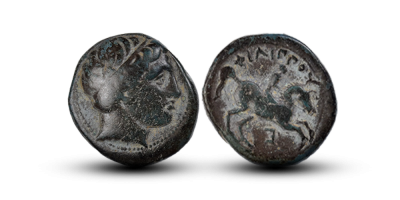 En av verdens første OL-mynter - 356 f .Kr.